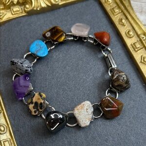 Vintage Multi Gemstone Bracelet